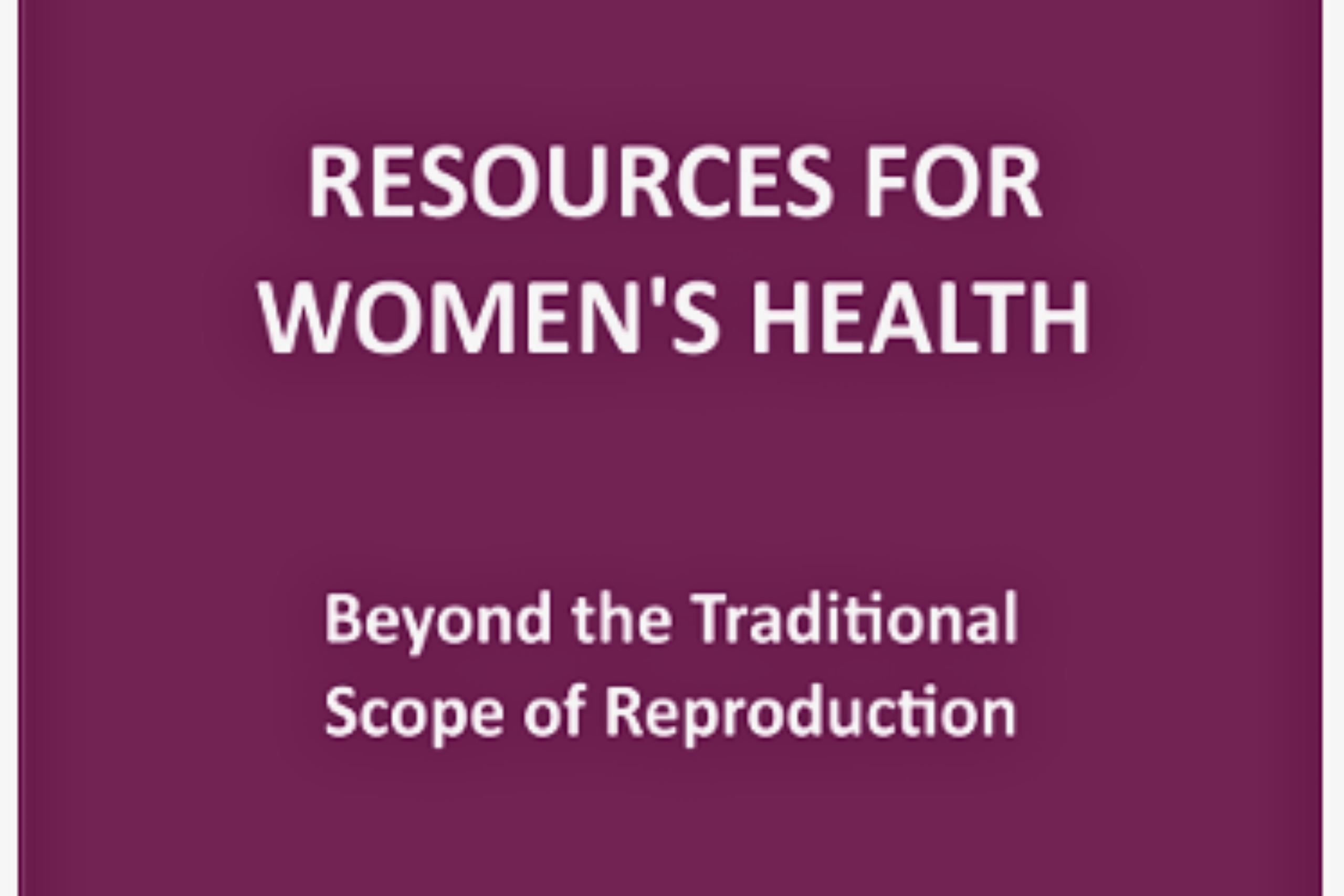 Resources for Women’s Health